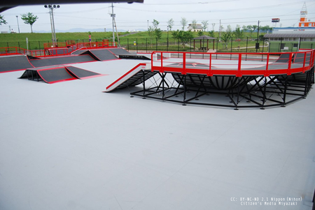 屋外設備スポーツパーク（スケートパーク）