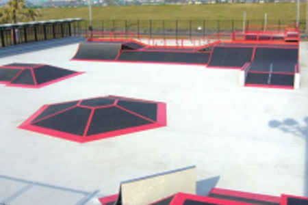 屋外設備スポーツパーク（スケートパーク）